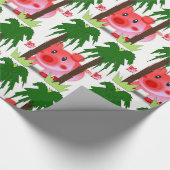 Umhüllungspapier Schweine Geschenkpapier (Ecke)