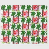 Umhüllungspapier Schweine Geschenkpapier (Flach)