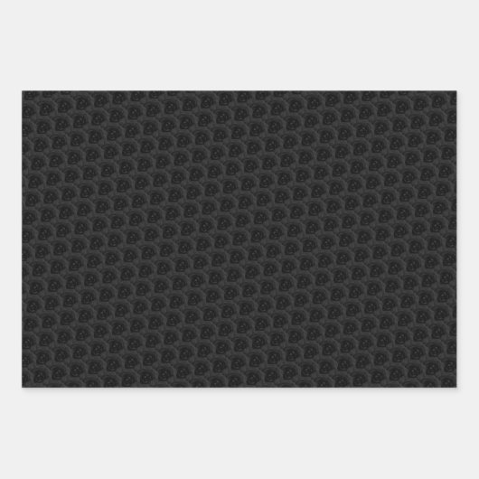 Umhüllungspapier-Set - Schwarz-Gotische Rose Geschenkpapier Set (Vorderseite 3)