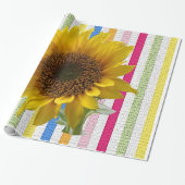 Umhüllungspapier Sonnenblumen Geschenkpapier (Ungerollt)