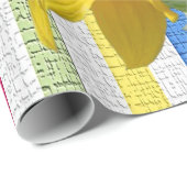 Umhüllungspapier Sonnenblumen Geschenkpapier (Rolleneckpunkt)