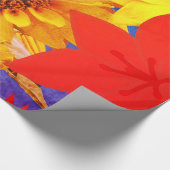 Umhüllungspapier Sonnenblumen Geschenkpapier (Ecke)