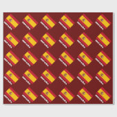 Umhüllungspapier | Spanien Espana Geschenkpapier (Flach)