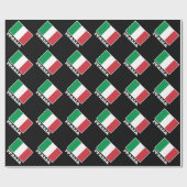Umhüllungspapier | Tricolore Design Geschenkpapier (Flach)