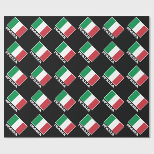 Umhüllungspapier | Tricolore Design Geschenkpapier (Flach)