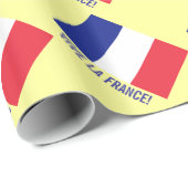 Umhüllungspapier | Vive la France! Geschenkpapier (Rolleneckpunkt)