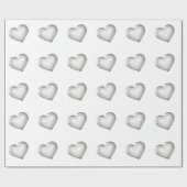 Umhüllungspapier zum Silver Anniversary Geschenkpapier (Flach)