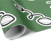 Umhüllungspapier zum Thema Rugby Geschenkpapier (Rolleneckpunkt)