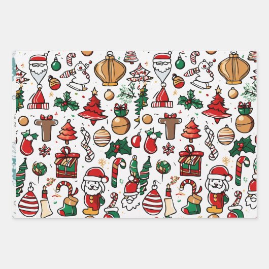 Umhüllungspapiere Geschenkpapier Set (Vorderseite)