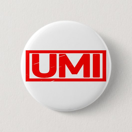 Umi Briefmarke Button (Vorderseite)
