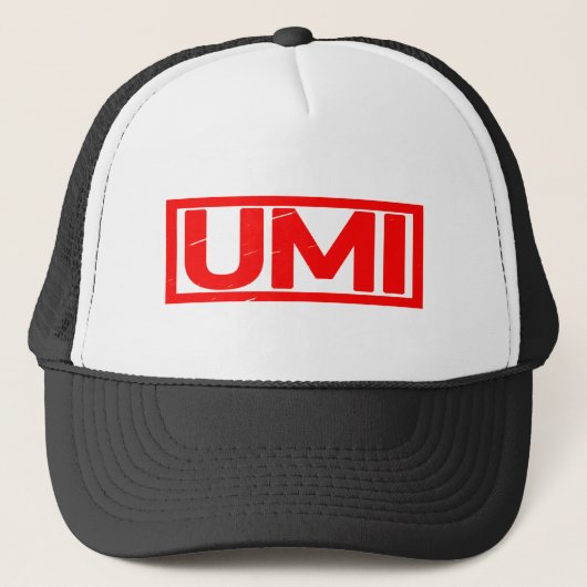 Umi Briefmarke Truckerkappe (Vorderseite)