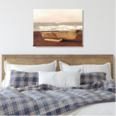 Umiak, Walrus Skin Whalers Boat Pt. Barrow Alaska Leinwanddruck (Insitu (Schlafzimmer))