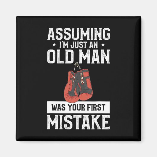 Umings ich bin nur ein alter Mann war dein erster Magnet (Vorne)