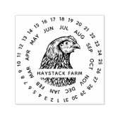 Umkarton für rustikale landwirtschaftliche Familie Permastempel (Design)