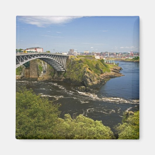 Umkehr fällt auf den St. John River in St. 2 Magnet (Vorne)