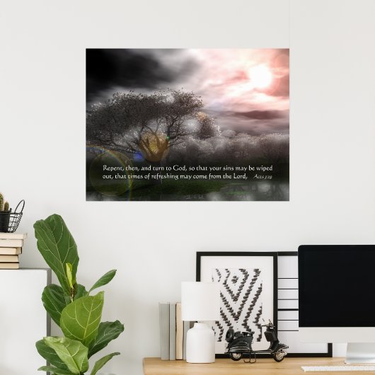 Umkehr Poster (Heimbüro)