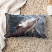 Umkehrbare gemeinsame Dolphin-Oberfläche Lendenkissen (Decke)