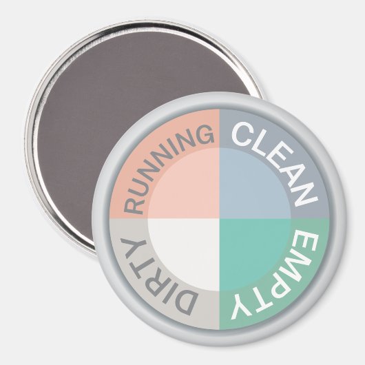 Umkehrbare Spülmaschine sauber, schmutzig, leer Magnet (Vorderseite/Rückseite)