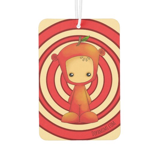 Umkehrbare StrawberriMimi/AppleMimi Autolufterfrischer (Rückseite)