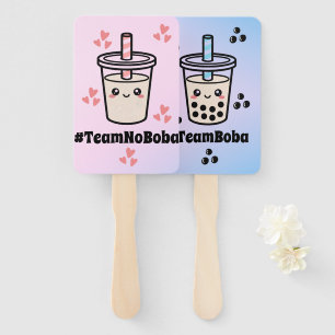 Umkehrbare #TeamBoba #TeamNoBoba Geschlechterenthü Fächer