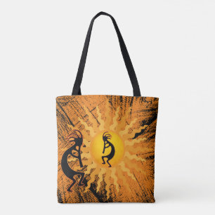 Umkehrbarer Native American Kokopelli Tasche