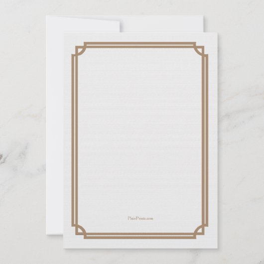 Umkehrende Cross-Ordination Einladung (Rückseite)