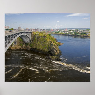 Umkehrende Fälle am St. John River in St. Poster