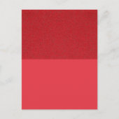 Umkehrende Split-Horizontal Tomato Rote Postkarte (Vorderseite)