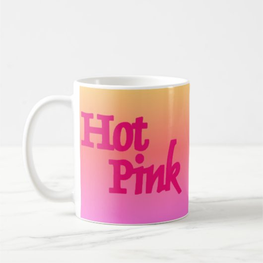 Umkehrende Tasse von Hot Pink (Links)