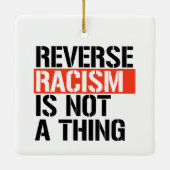 Umkehrender Rassismus ist keine Sache Keramikornament (Rückseite)