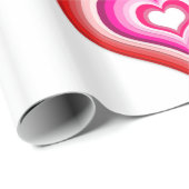 Umkehrendes Herz-Umschlagpapier Geschenkpapier (Rolleneckpunkt)
