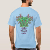 Umkehrung der grünen Männchen T-Shirt (Rückseite)