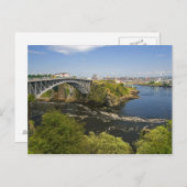 Umkehrung fällt auf den St. John River bei St. 2 Postkarte (Vorne/Hinten)