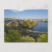 Umkehrung fällt auf den St. John River bei St. 2 Postkarte (Vorderseite)