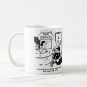 Umkleidekabinen für Kinder. Neue Mutter Kaffeetasse (Links)