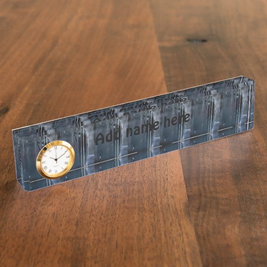 Umkleideraum Namensplakette (Seite)