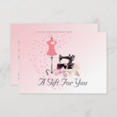 Umkleidung von Bridal-Kleidern - Geschenkgutschein (Vorne/Hinten)