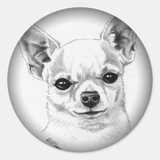 Umklingeln in schwarze runde Sticker