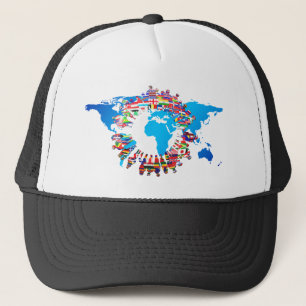 Umkreis "Continent People Flag" Truckerkappe