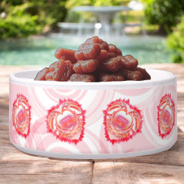 Umkreisen diagonal zerrissene ausgeglichene Herzen Napf