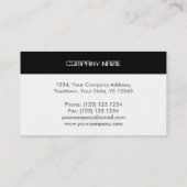 Umkreisen Sie B u. W 2" ES Techniker" Visitenkarte (Rückseite)