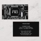 Umkreisen Sie B u. W 2' Visitenkarte (Vorne/Hinten)