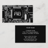 Umkreisen Sie B u. W 2' Visitenkarte (Vorne/Hinten)