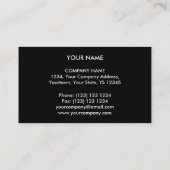 Umkreisen Sie B u. W 2' Visitenkarte (Rückseite)