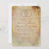 Umkreiste quere religiöse Hochzeits-Einladungen Einladung (Vorderseite)