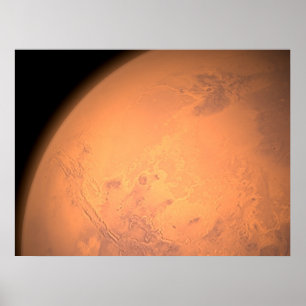 Umkreisung über Valles Marineris Poster
