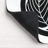 Umkreisung von Eicheneichen-Blätter Mousepad (Ecke)