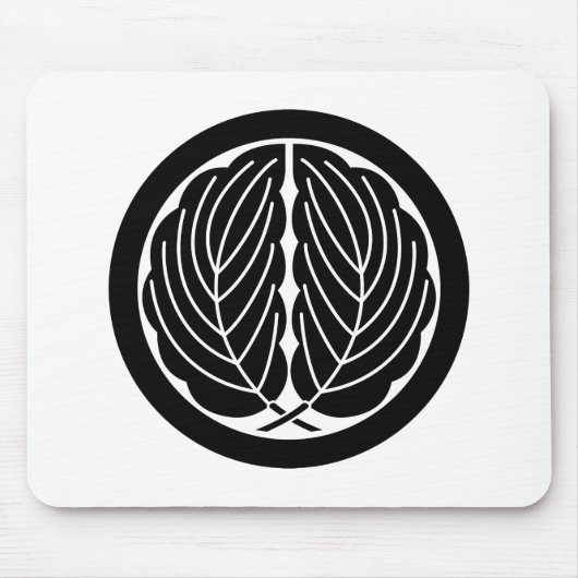 Umkreisung von Eicheneichen-Blätter Mousepad (Vorne)
