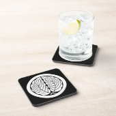 Umkreisung von Eicheneichen-Blätter Untersetzer (Rechte Seite)