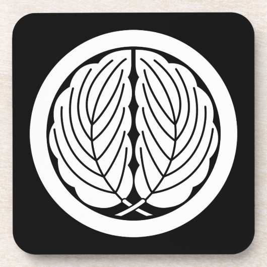 Umkreisung von Eicheneichen-Blätter Untersetzer (Vorderseite)